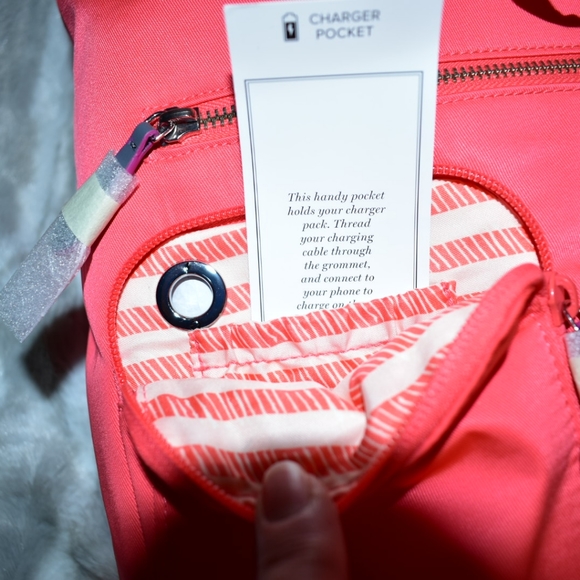 VERA BRADLEY CORAL MIDTOWN CARGO BACKPACK NEW - Picture 8 of 8